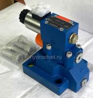 DBW30B1-5X/315CG24N9K4 - Предохранительный клапан Ду32 с давлением настройки до 315 бар, управление - X и Y - внутренние с разгрузкой B = открыт с электроуправлением G24
