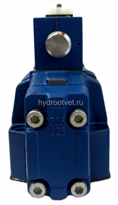 4WEH16D7X/6EW110N9ETK4/B10 - Гидрораспределитель с электроуправлением Ду16 схема D (574А), напряжение W110, каналы управления ET - X и Y - внутренние
